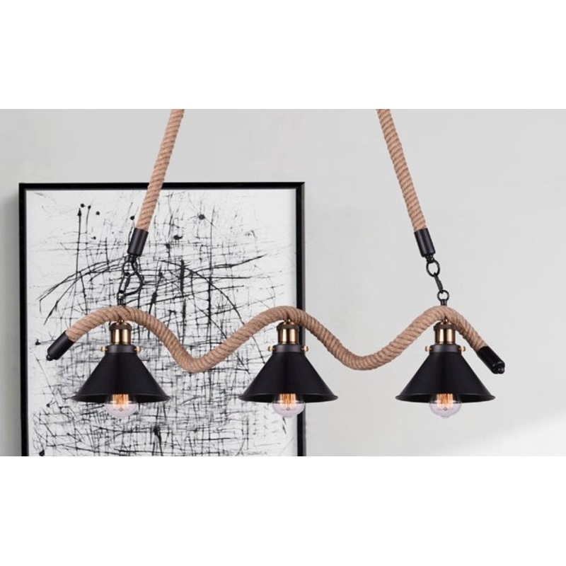 CWI Lighting 9740P34-3-101 Padma Three Light Chandelier, Black