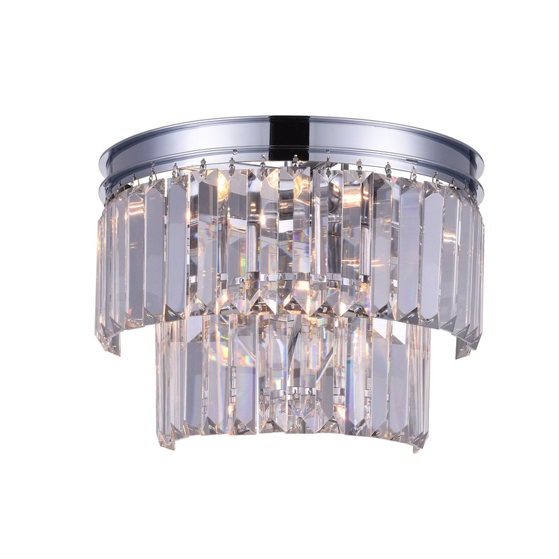 CWI Lighting 9969W10-4-601 Weiss Four Light Wall Sconce, Chrome