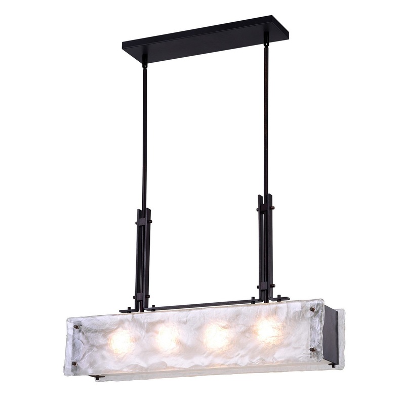 CWI Lighting 9973P28-4-101 Assunta Four Light Chandelier, Black