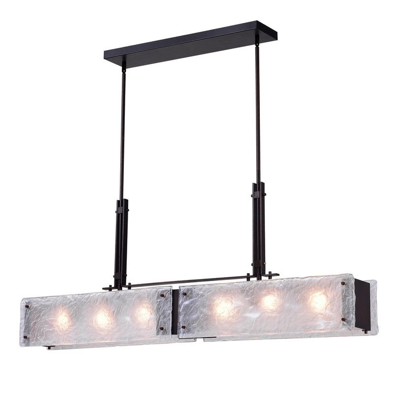 CWI Lighting 9973P45-6-101 Assunta Six Light Chandelier, Black