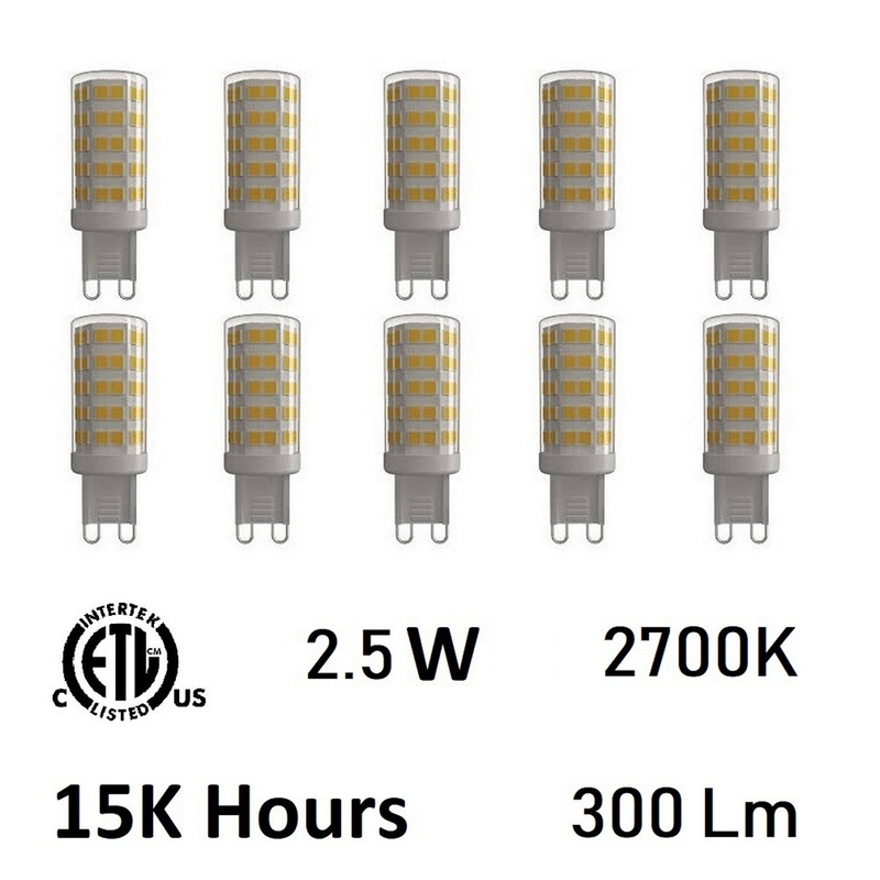 CWI Lighting G9K2700-10 Bulbs Light Bulb, Clear