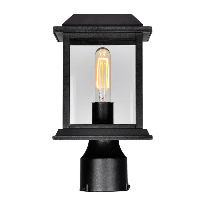 CWI Lighting 0409PT6-1-101 Blackbridge One Light Outdoor Lantern Head, Black