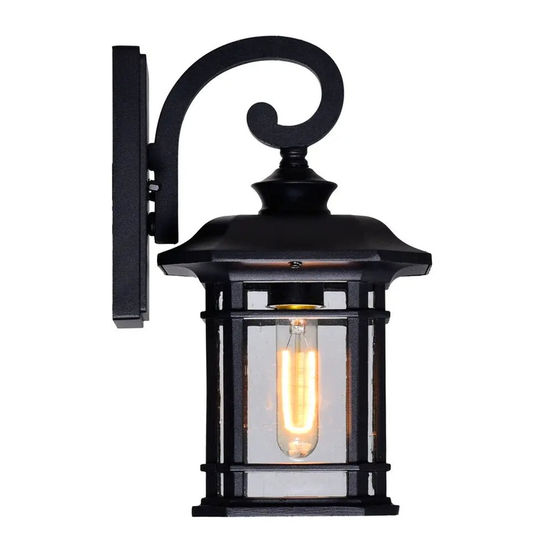 CWI Lighting 0411W8-1-101 Blackburn One Light Outdoor Wall Lantern, Black