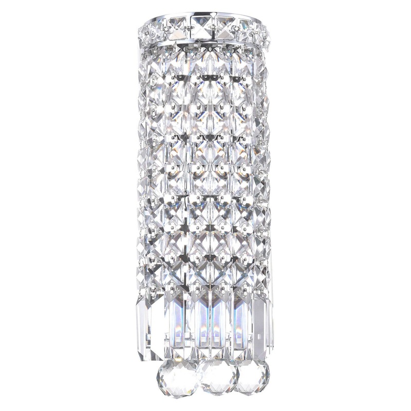 CWI Lighting 8005W5C-R Colosseum Two Light Bathroom Sconce, Chrome
