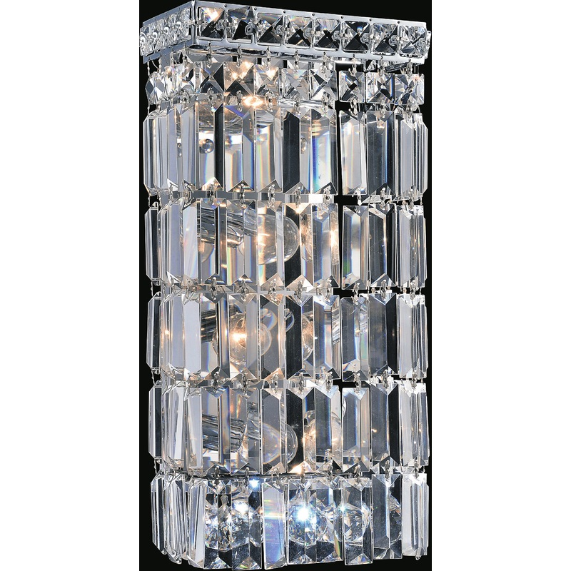 CWI Lighting 8007W7C Colosseum Four Light Bathroom Sconce, Chrome