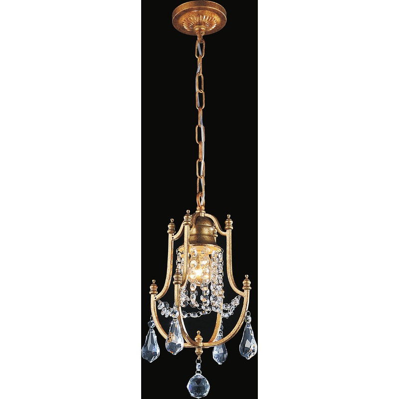 CWI Lighting 9836P8-1-125 Electra One Light Mini Pendant, Oxidized Bronze