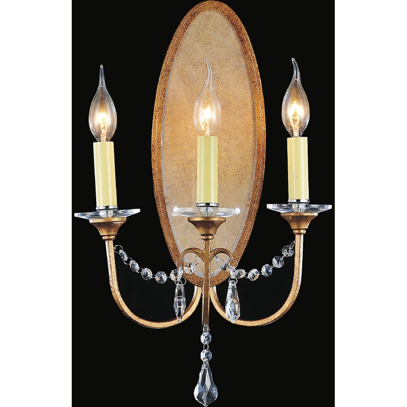 CWI Lighting 9836W12-3-125 Electra Three Light Wall Sconce, Oxidized Bronze