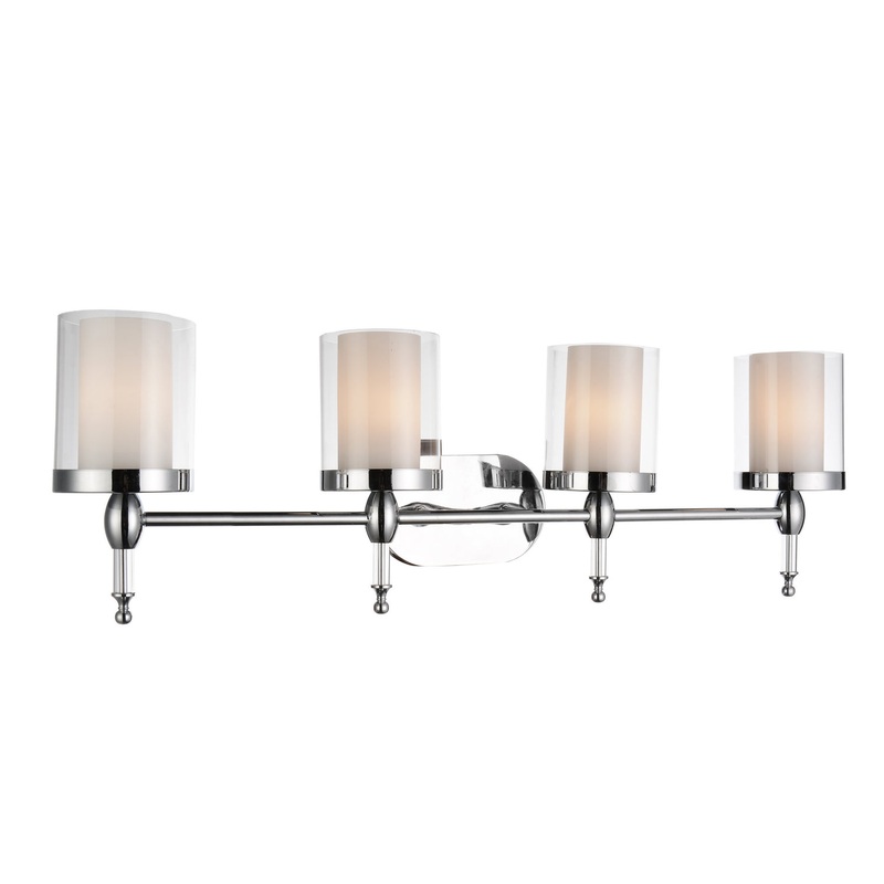 CWI Lighting 9851W34-4-601 Maybelle Four Light Vanity, Chrome (Discontinued)
