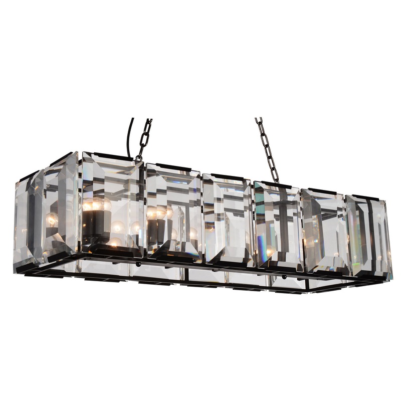 CWI Lighting 9860P42-12-101 Jacquet 12 Light Chandelier, Black