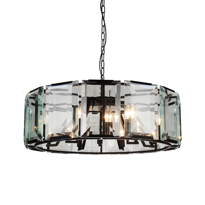 CWI Lighting 9860P43-18-101 Jacquet 18 Light Chandelier, Black