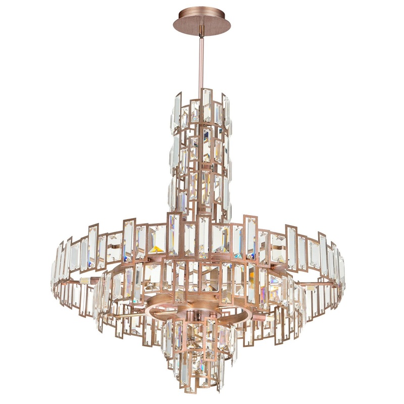 CWI Lighting 9903P30-18-193 Quida 18 Light Chandelier, Champagne (Discontinued)