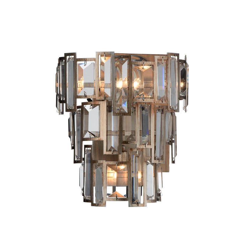 CWI Lighting 9903W10-3-193 Quida Three Light Wall Sconce, Champagne (Discontinued)
