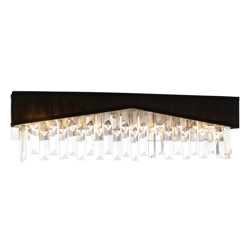 CWI Lighting 5674W24C-B Havely Four Light Wall Sconce, Chrome