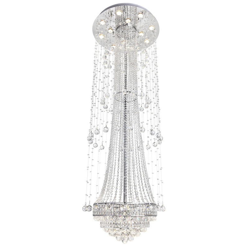 CWI Lighting 6627C26C Hallway 20 Light Flush Mount, Chrome (Discontinued)