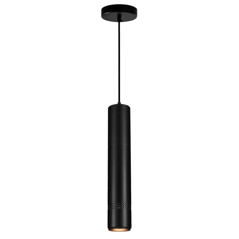 CWI Lighting 7117P3-1-101-A Stowe LED Mini Pendant, Sand Black