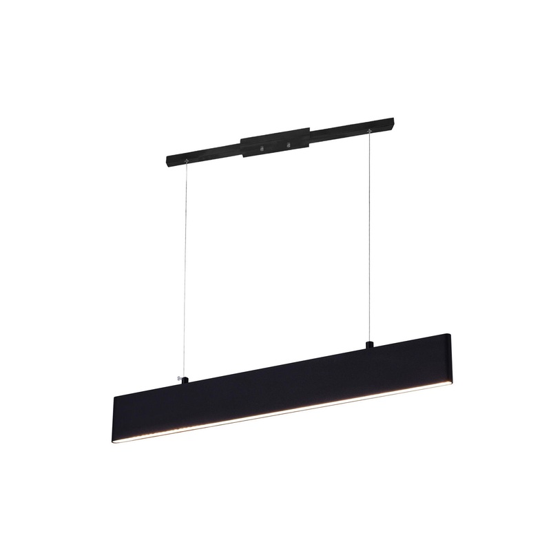 CWI Lighting 7145P25-1-253-RC Krista LED Chandelier, Satin Black