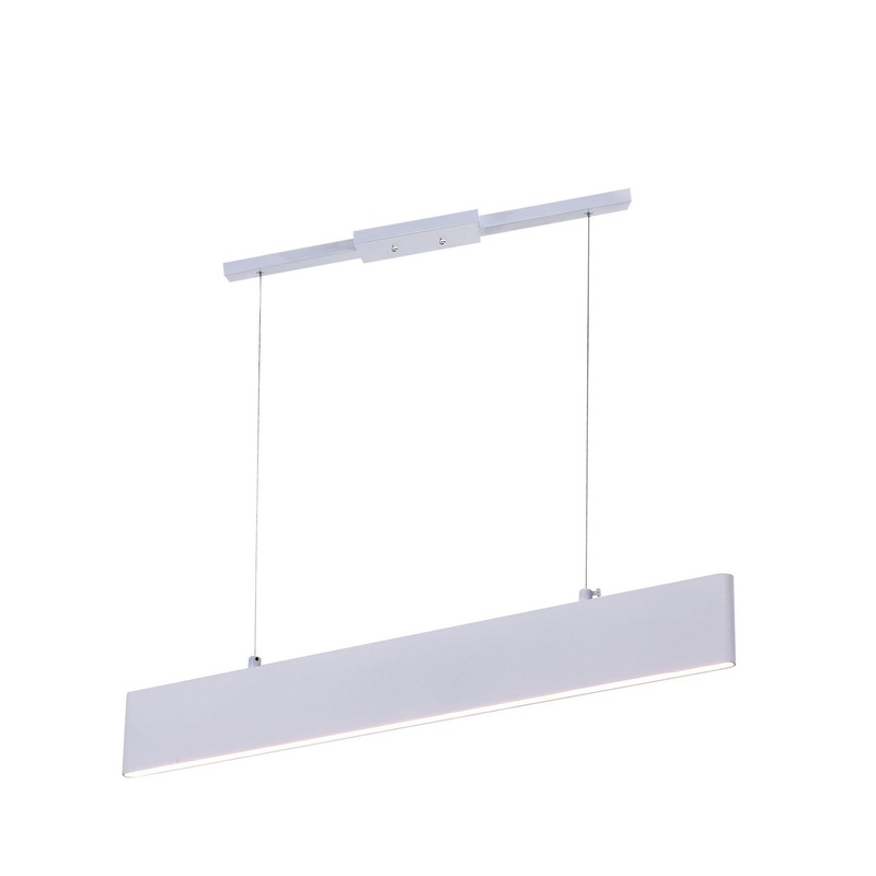 CWI Lighting 7145P25-1-266-RC Krista LED Chandelier, Satin White