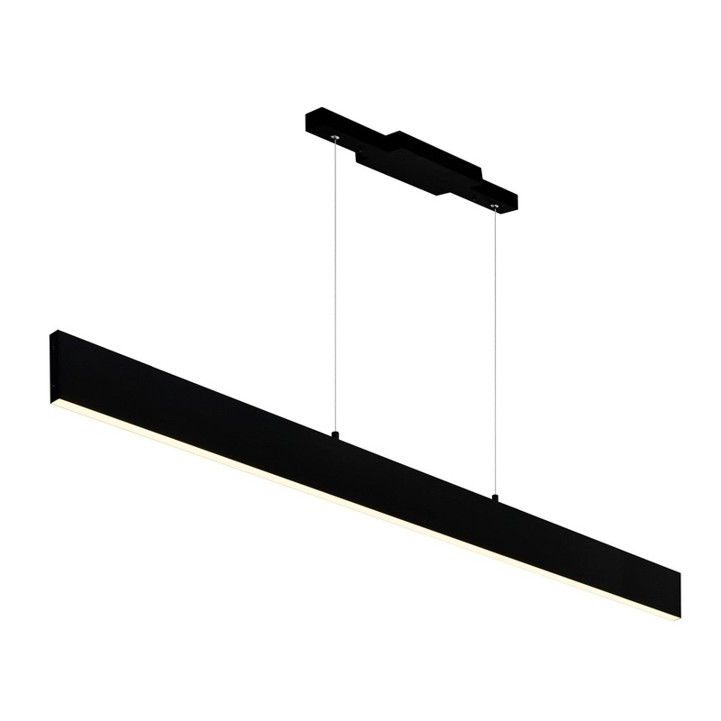 CWI Lighting 7145P47-1-253-RC Krista LED Chandelier, Satin Black