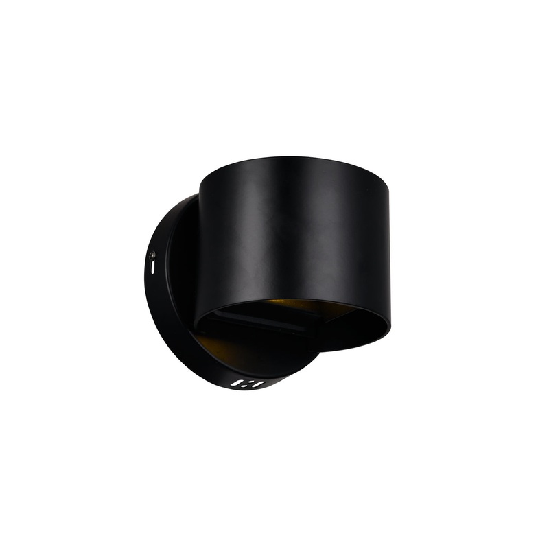 CWI Lighting 7148W5-101-R Lilliana LED Wall Sconce, Black
