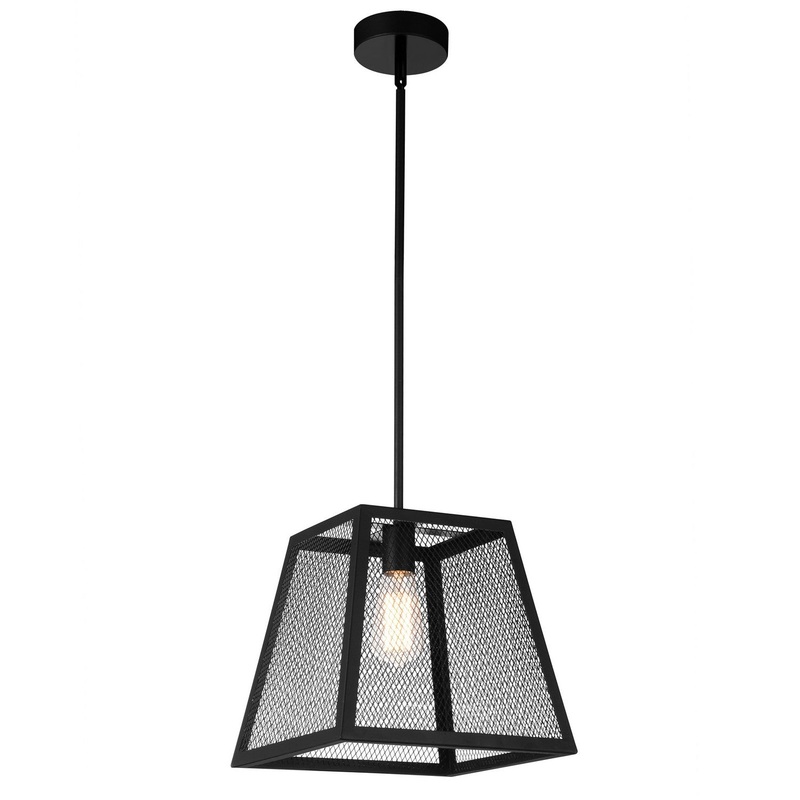 CWI Lighting 9601P12-1-101-A Macleay One Light Mini Pendant, Black (Discontinued)