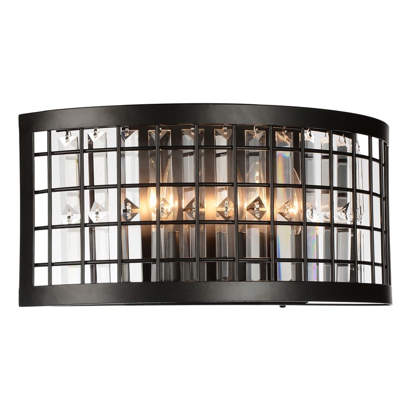 CWI Lighting 9697W16-3-192 Meghna Three Light Wall Sconce, Brown