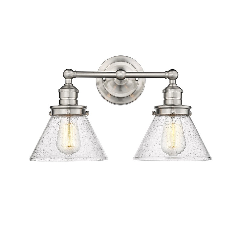 Millennium 4142-BN Eyden Two Light Vanity, Brushed Nickel