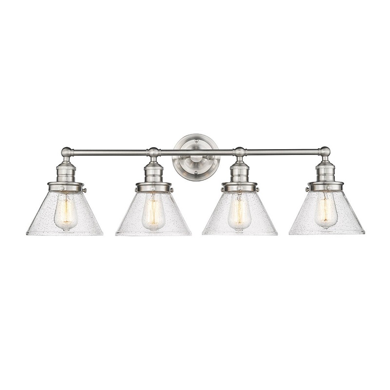 Millennium 4144-BN Eyden Four Light Vanity, Brushed Nickel