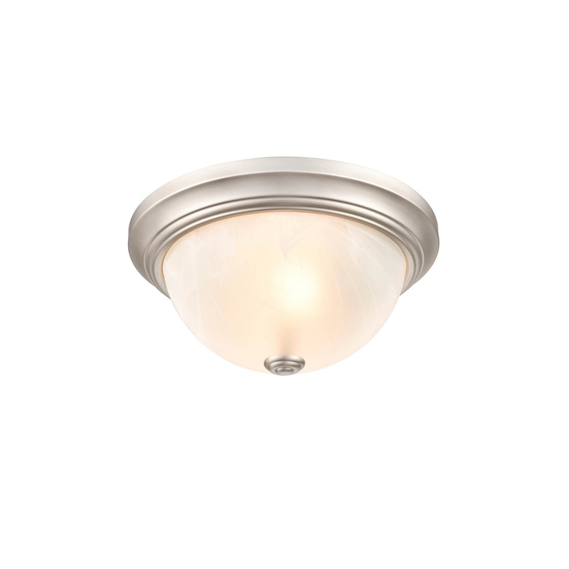 Millennium 4601-SN Two Light Flushmount, Satin Nickel