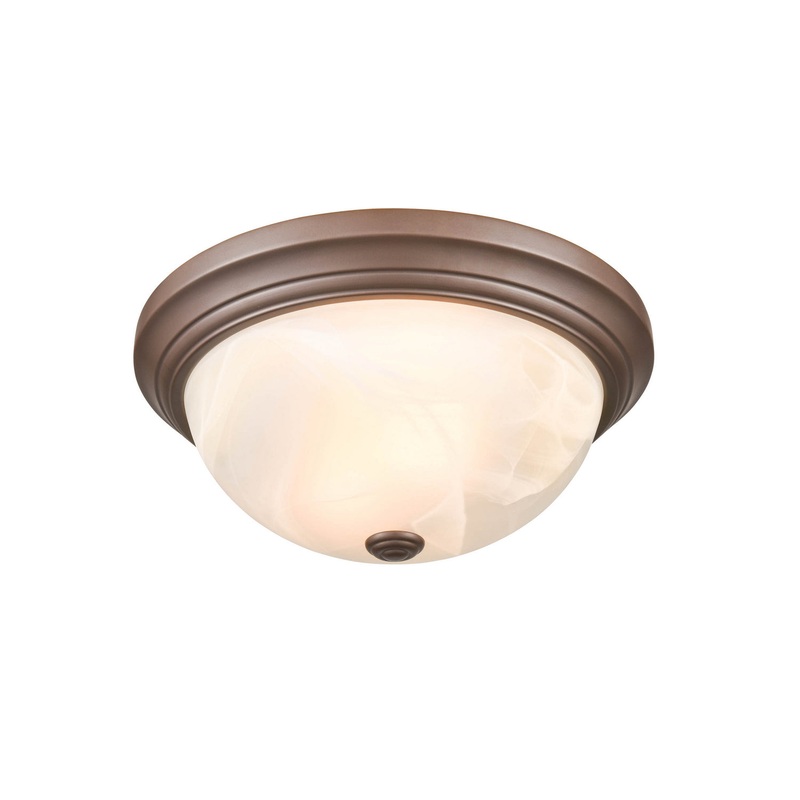 Millennium 4603-BZ Two Light Flushmount, Bronze
