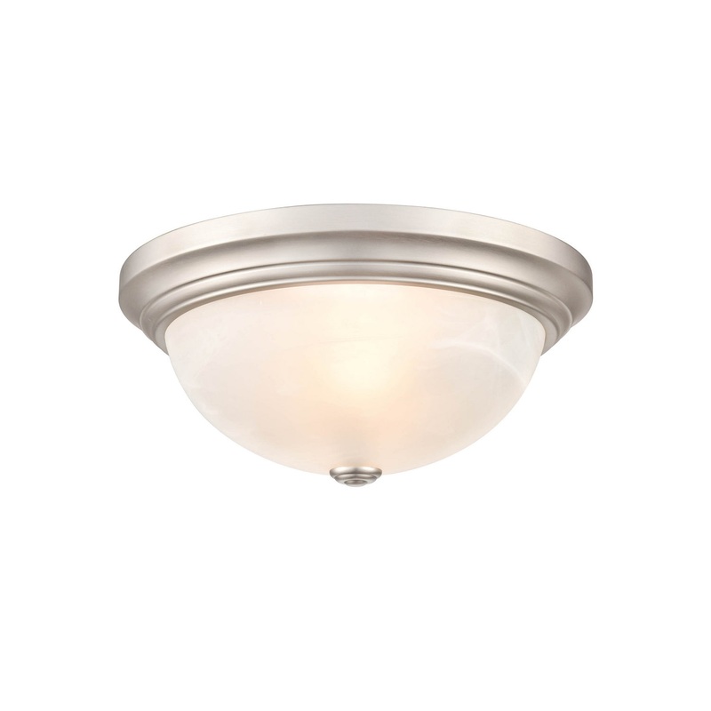 Millennium 4603-SN Two Light Flushmount, Satin Nickel