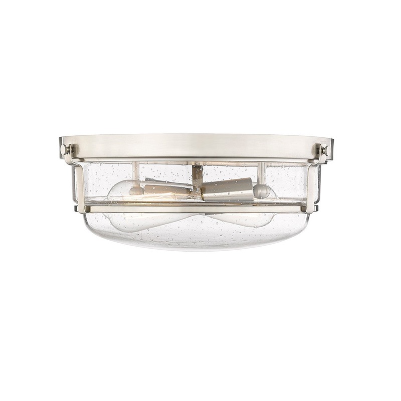 Millennium 4652-BN Mayson Two Light Flushmount, Brushed Nickel