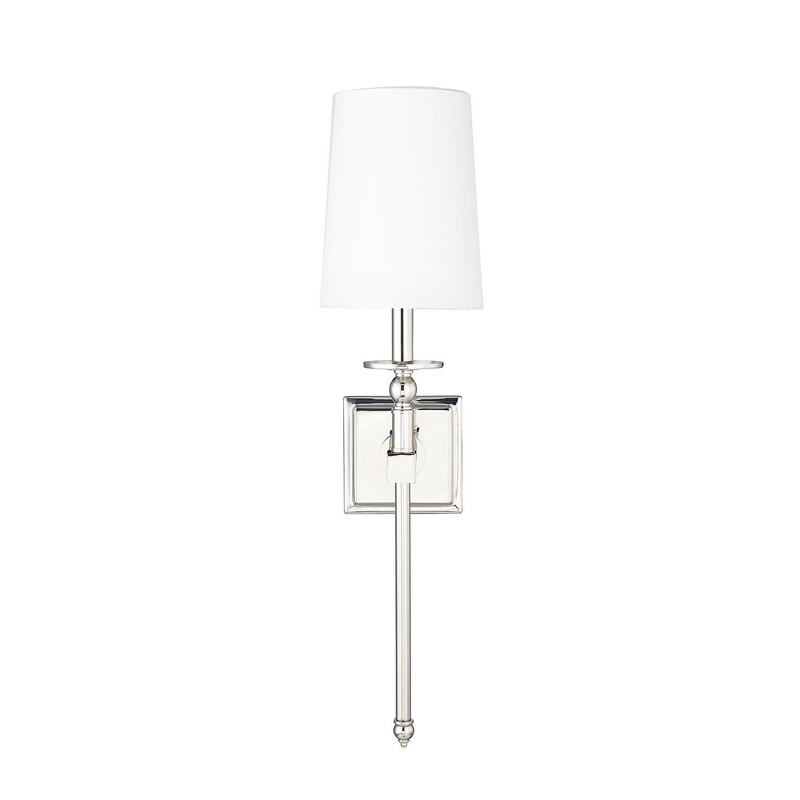 Millennium 46971-PN One Light Wall Sconce, Polished Nickel
