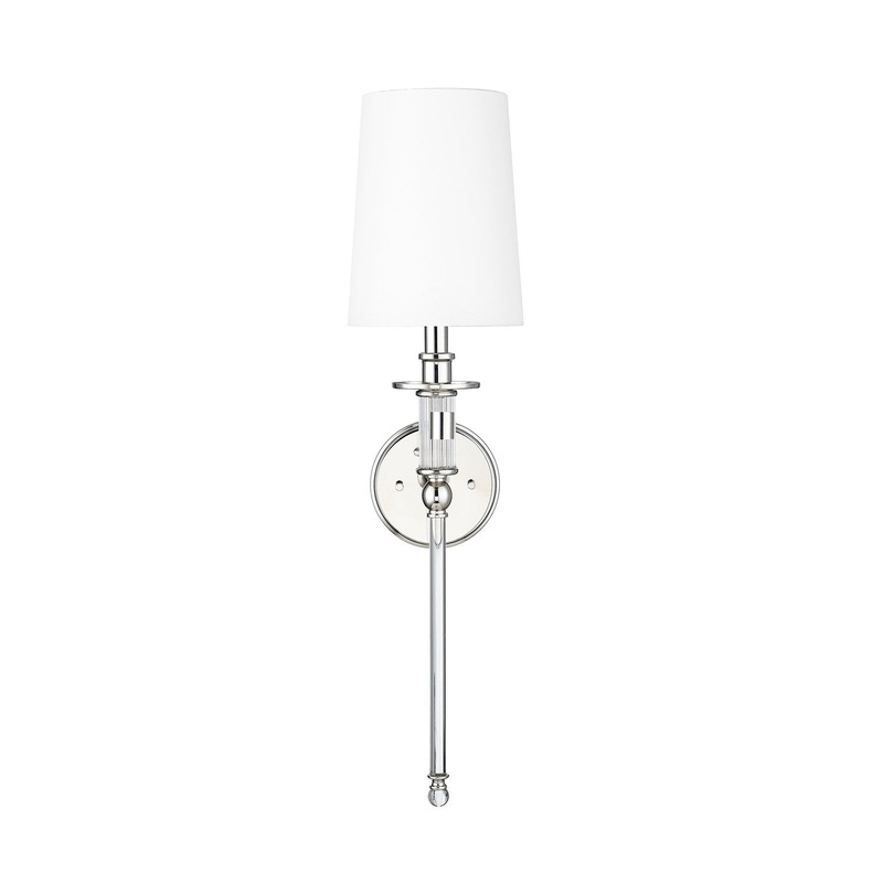 Millennium 46981-PN One Light Wall Sconce, Polished Nickel