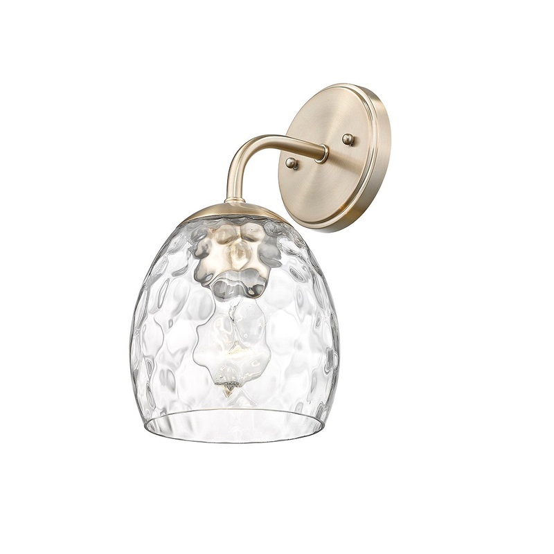 Millennium 498001-MG Gallos One Light Wall Sconce, Modern Gold