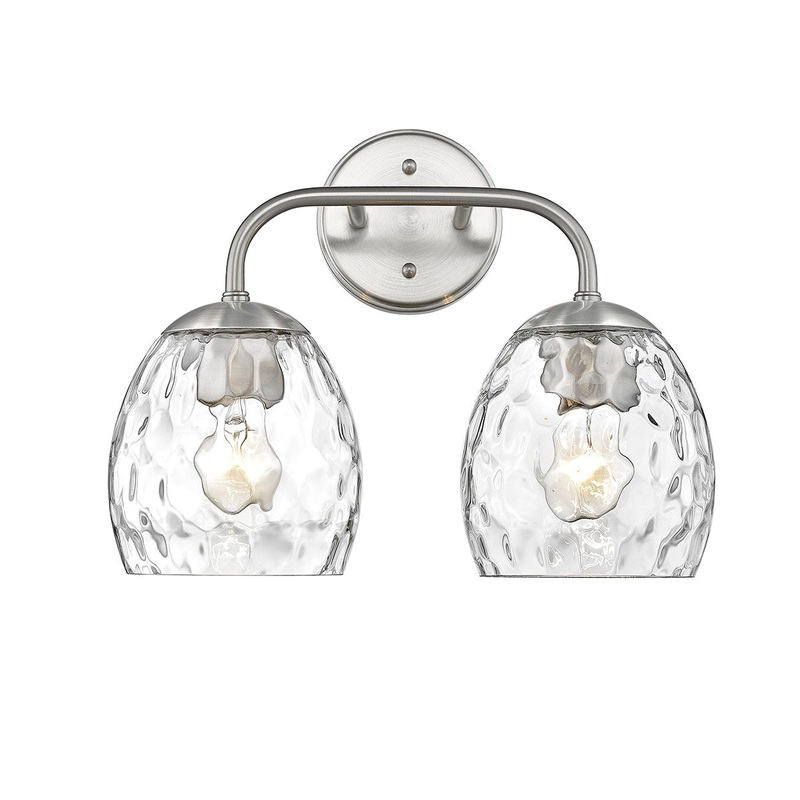 Millennium 498002-BN Gallos Two Light Vanity, Brushed Nickel