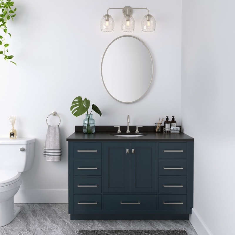 Millennium 498003-BN Gallos Three Light Vanity, Brushed Nickel