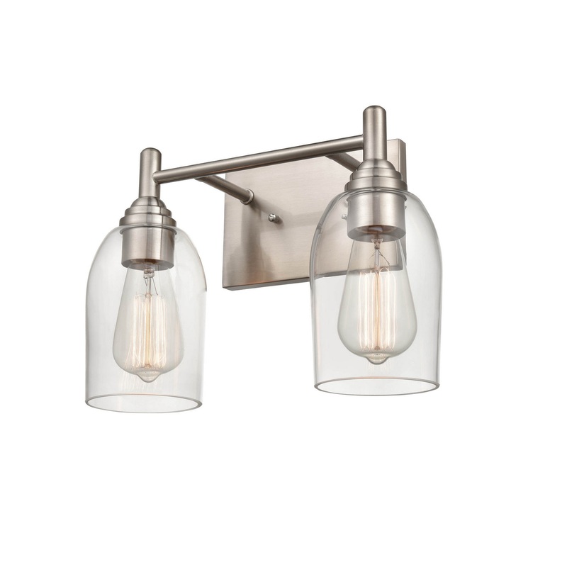Millennium 4992-BN Arlett Two Light Vanity, Brushed Nickel