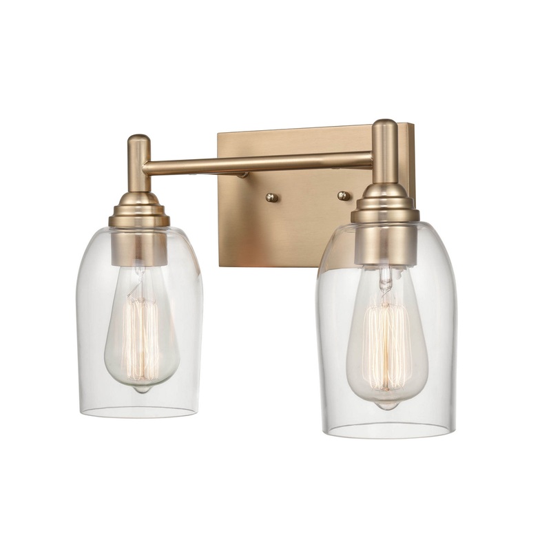 Millennium 4992-MG Arlett Two Light Vanity, Modern Gold