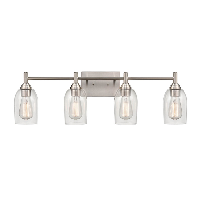 Millennium 4994-BN Arlett Four Light Vanity, Brushed Nickel