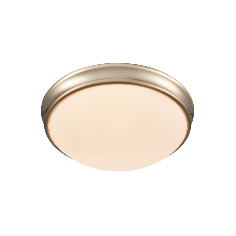 Millennium 5223-MG Two Light Flushmount, Modern Gold
