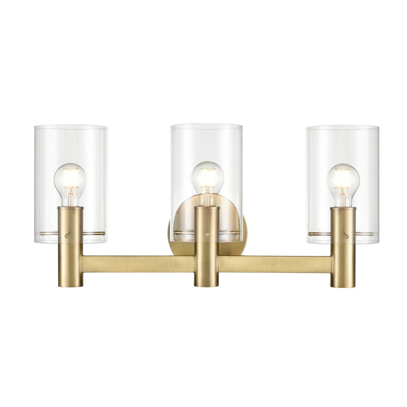 Millennium 55103-VB Apolla Three Light Vanity, Vintage Brass