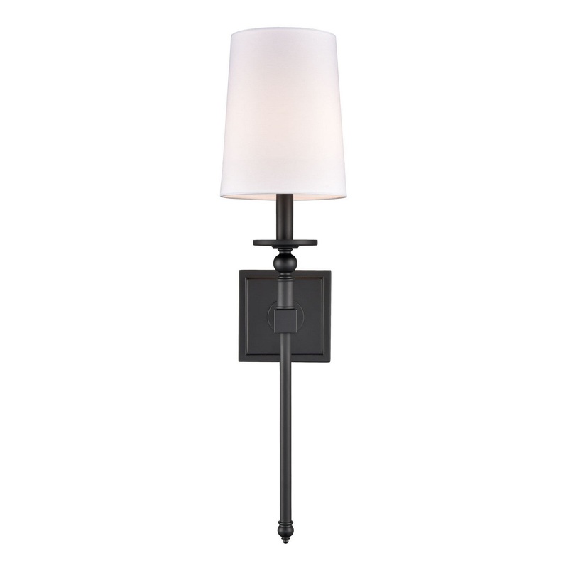 Millennium 6971-MB One Light Wall Sconce, Matte Black