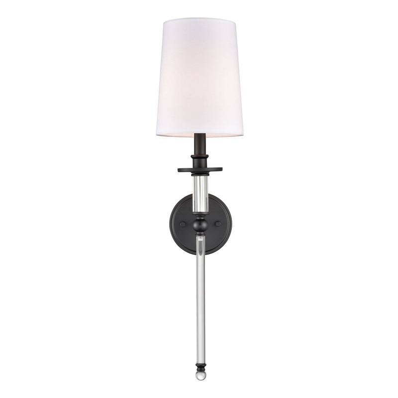Millennium 6981-MB One Light Wall Sconce, Matte Black