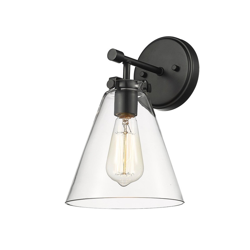 Millennium 8121-MB Aliza One Light Vanity, Matte Black