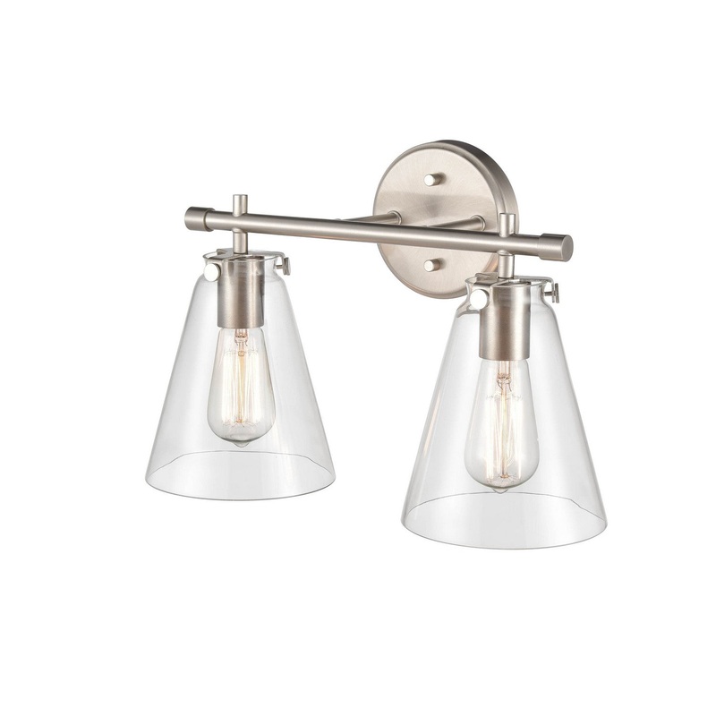 Millennium 8122-BN Aliza Two Light Vanity, Brushed Nickel