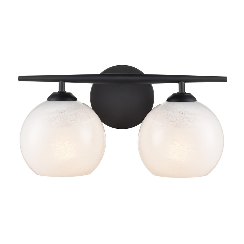 Millennium 18102-MB Kimorra Two Light Vanity, Matte Black