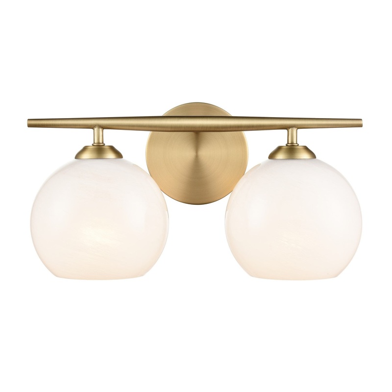 Millennium 18102-VB Kimorra Two Light Vanity, Vintage Brass