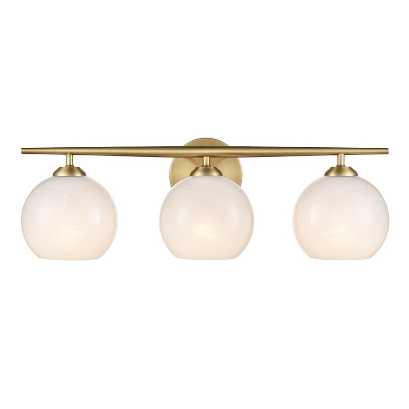 Millennium 18103-VB Kimorra Three Light Vanity, Vintage Brass