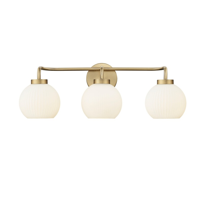 Millennium 22403-VB Oprah Three Light Vanity, Vintage Brass