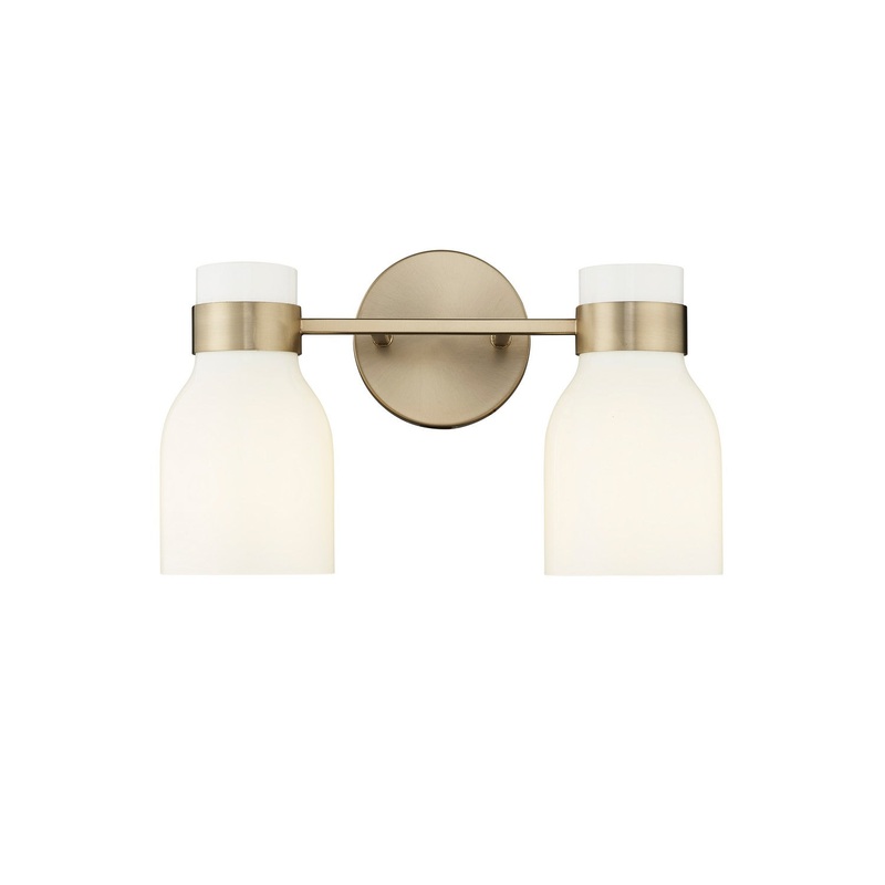 Millennium 23002-MG Corella Two Light Vanity, Modern Gold